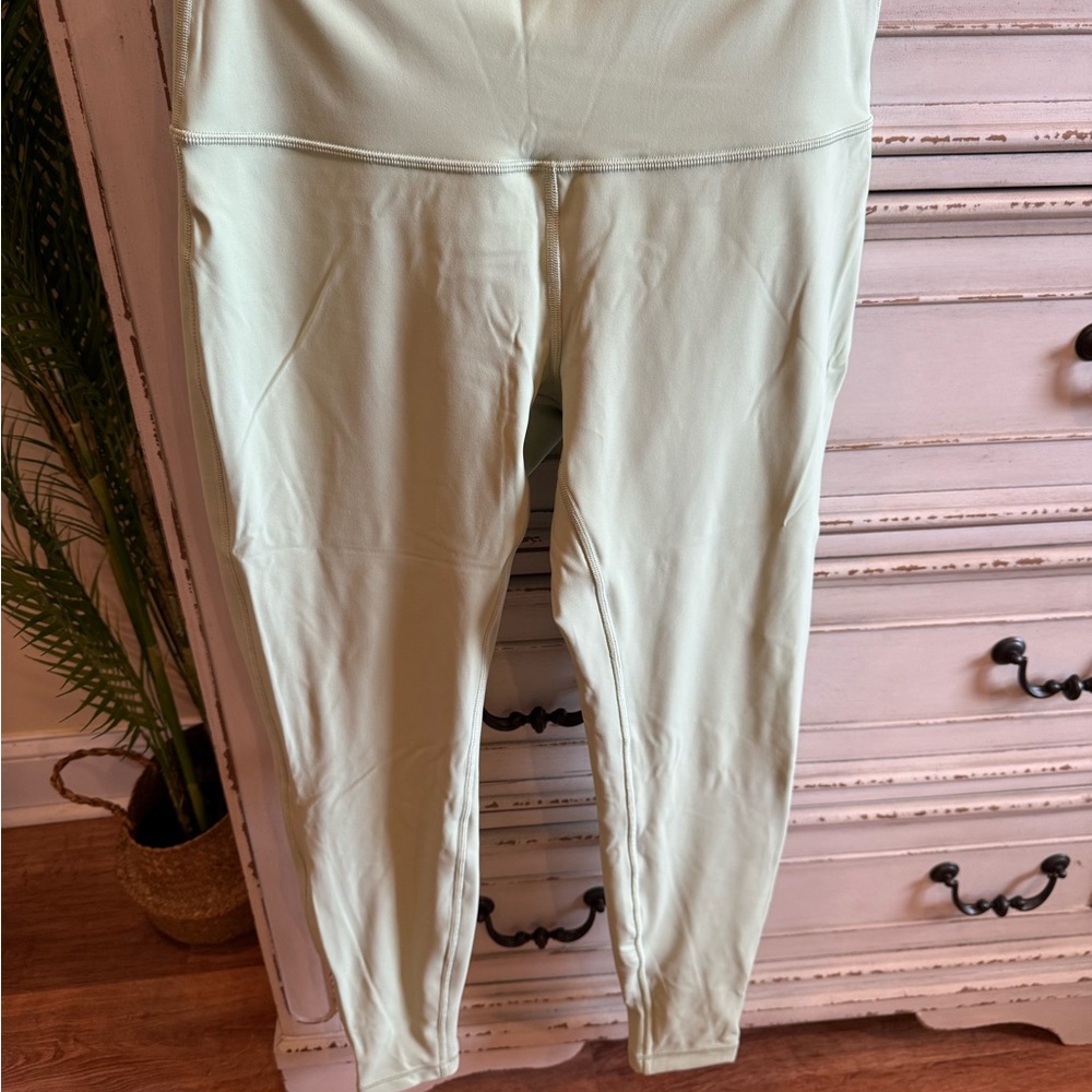 Lululemon Athletica Green High-Waist Leggings